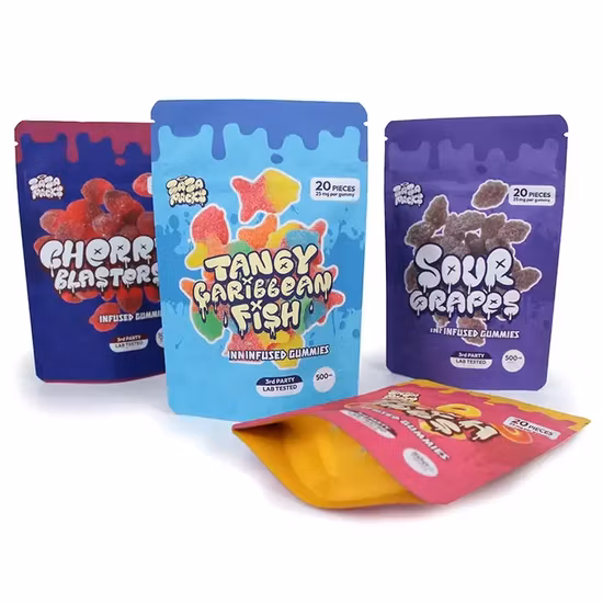Transparent Printing Plastic Bags Packaging Emballage Biscuits Snacks Baking Stand up Pouch Laminated Packaging