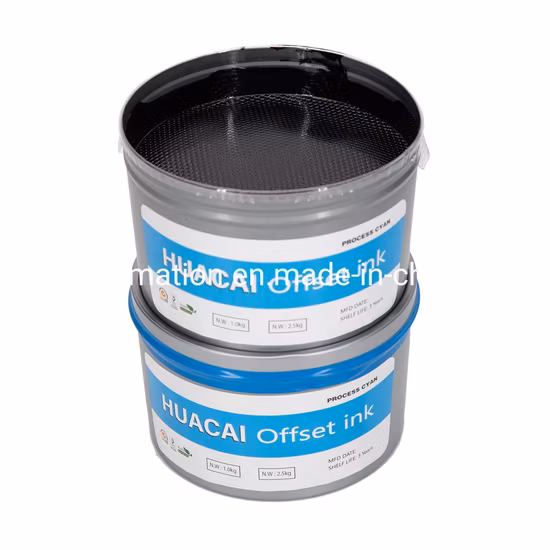 Tinta de impressão offset comestível de impressão offset de tinta à base de solvente